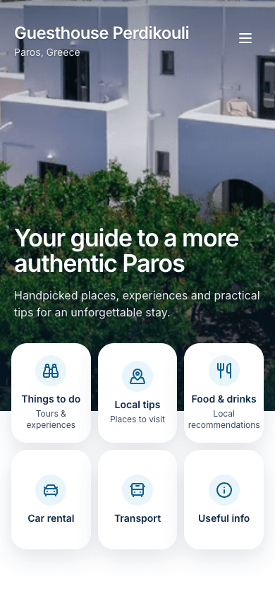 Preview of the Guesthouse Perdikouli guide
